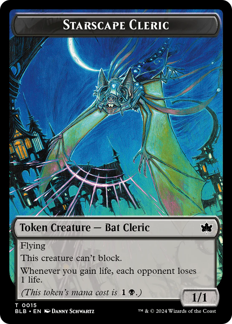 Squirrel // Starscape Cleric Double-Sided Token [Bloomburrow Tokens] - Image 2
