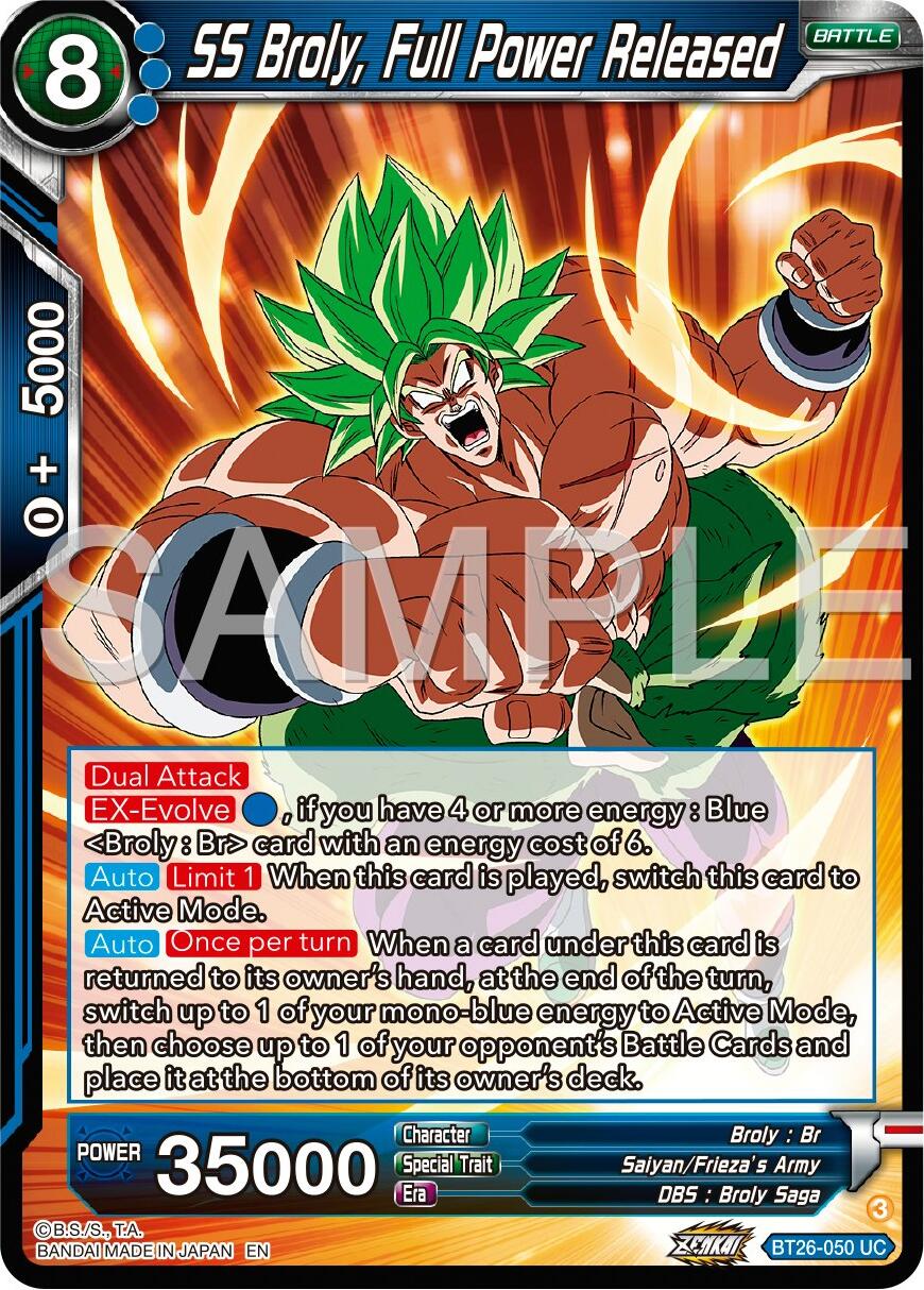 SS Broly, Full Power Released (BT26-050) [Ultimate Advent] - Image 2