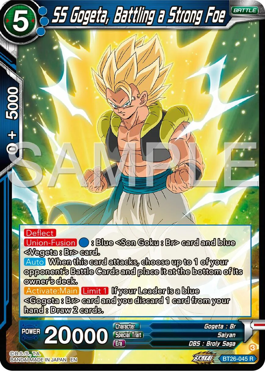 SS Gogeta, Battling a Strong Foe (BT26-045) [Ultimate Advent] - Image 2