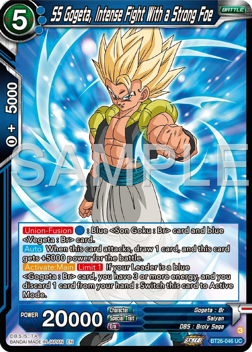 SS Gogeta, Intense Fight With a Strong Foe (BT26-046) [Ultimate Advent] - Image 3
