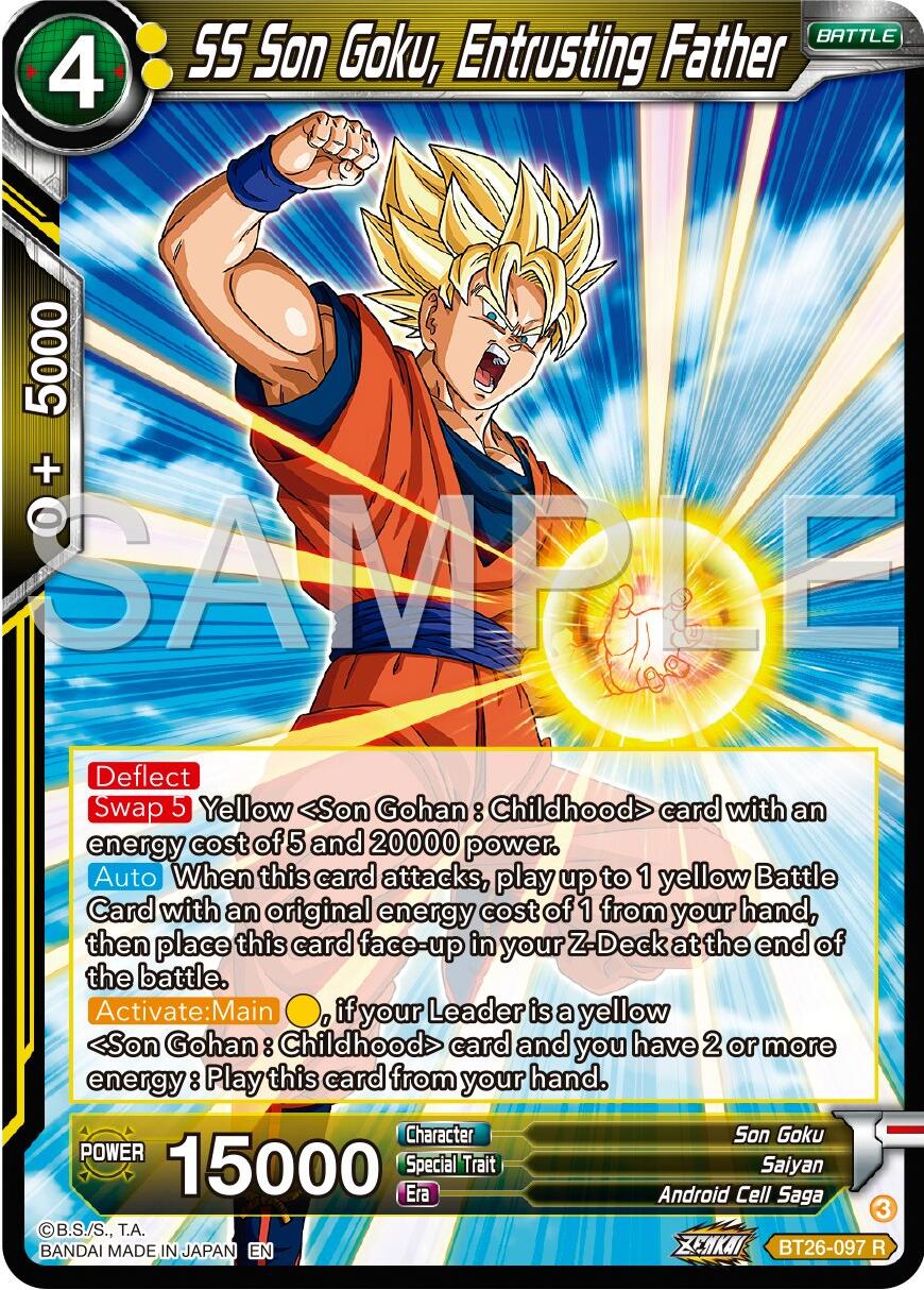 SS Son Goku, Entrusting Father (BT26-097) [Ultimate Advent] - Image 2