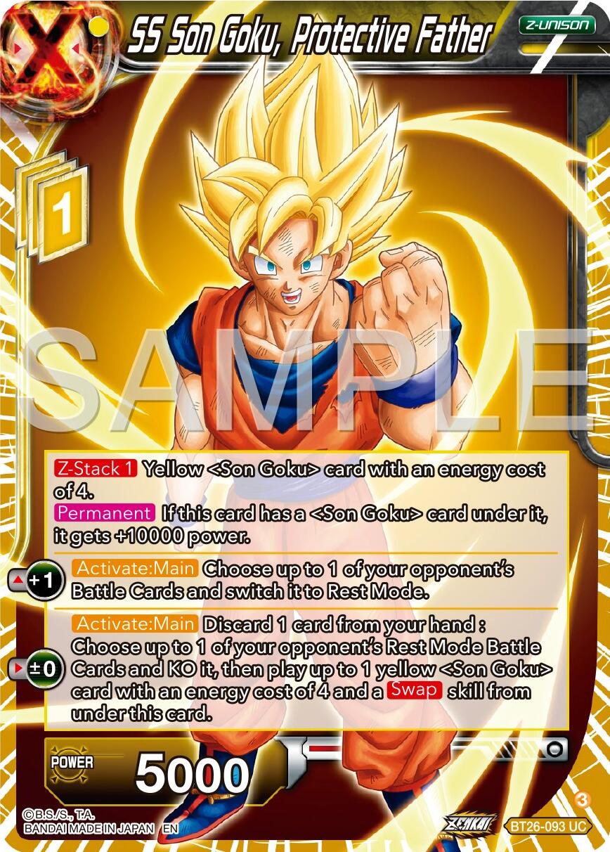 SS Son Goku, Protective Father (BT26-093) [Ultimate Advent] - Image 2