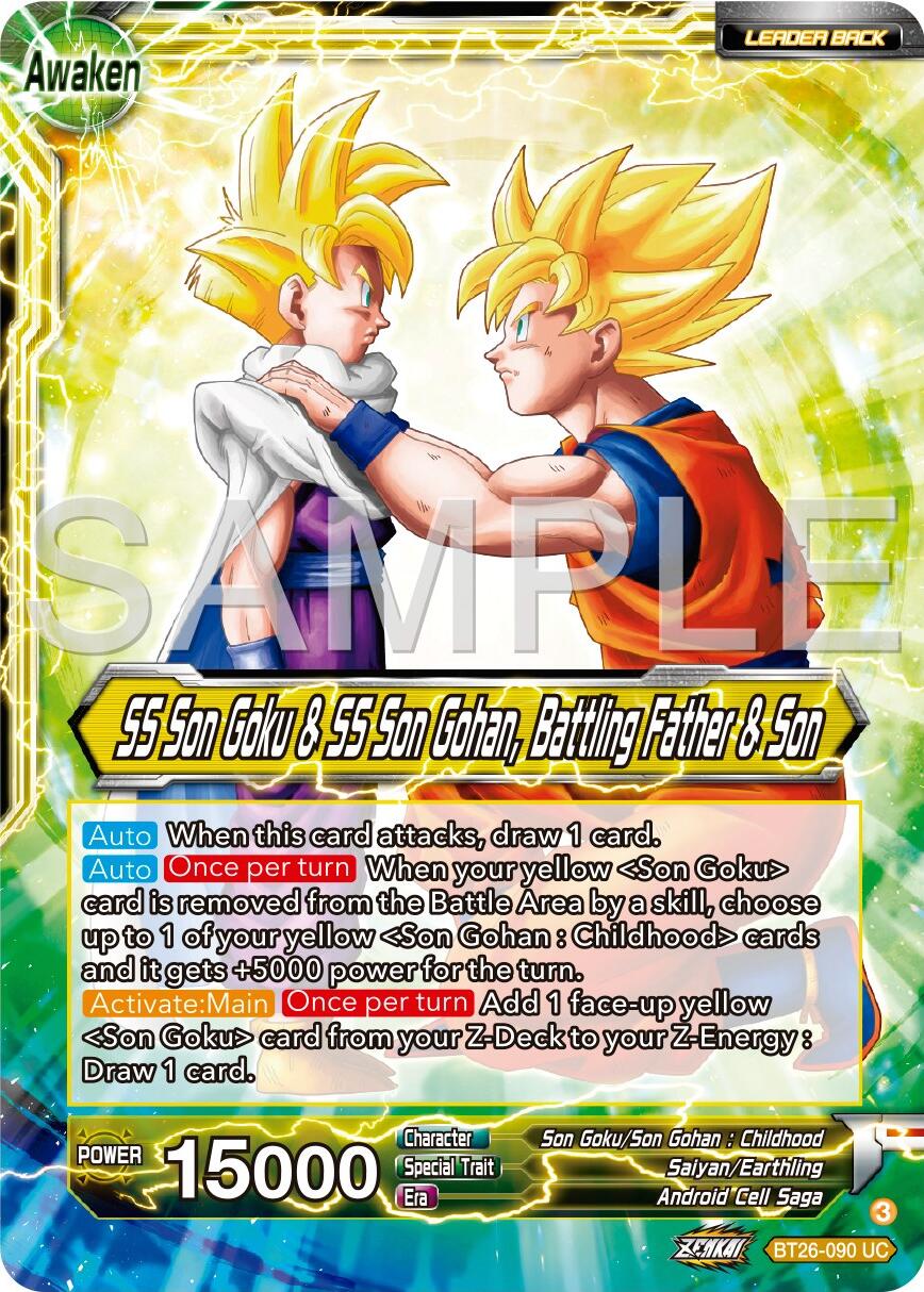 SS Son Goku // SS Son Goku & SS Son Gohan, Battling Father & Son (BT26-090) [Ultimate Advent] - Image 4