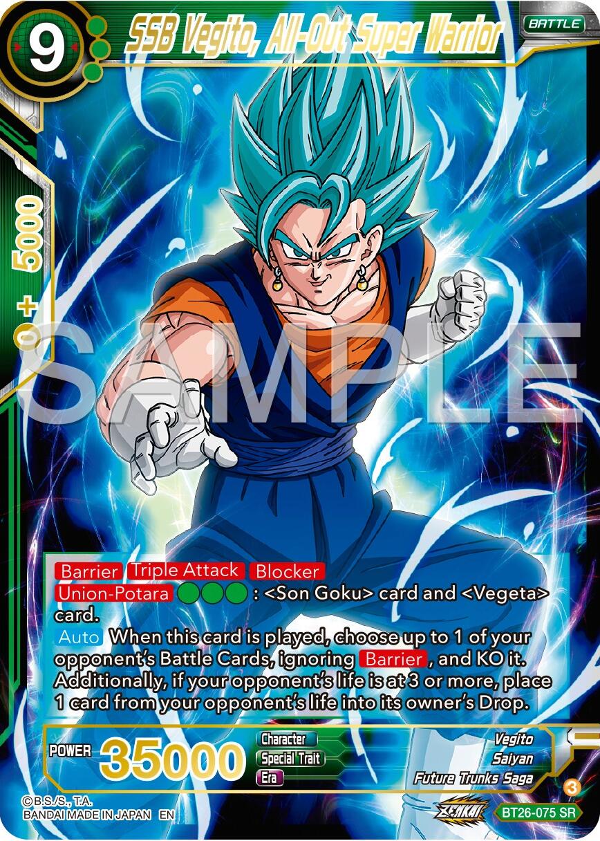 SSB Vegito, All-Out Super Warrior (BT26-075) [Ultimate Advent] - Image 3