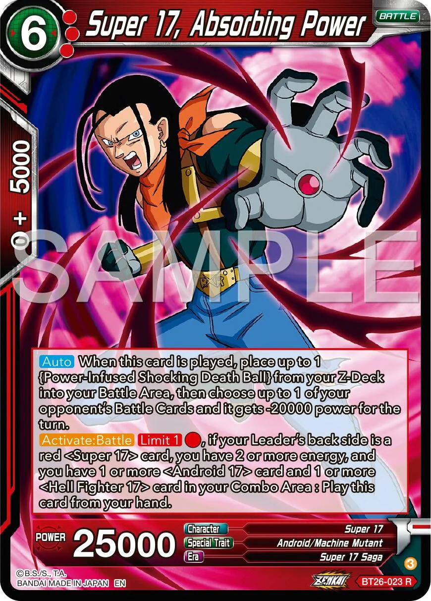 Super 17, Absorbing Power (BT26-023) [Ultimate Advent] - Image 3