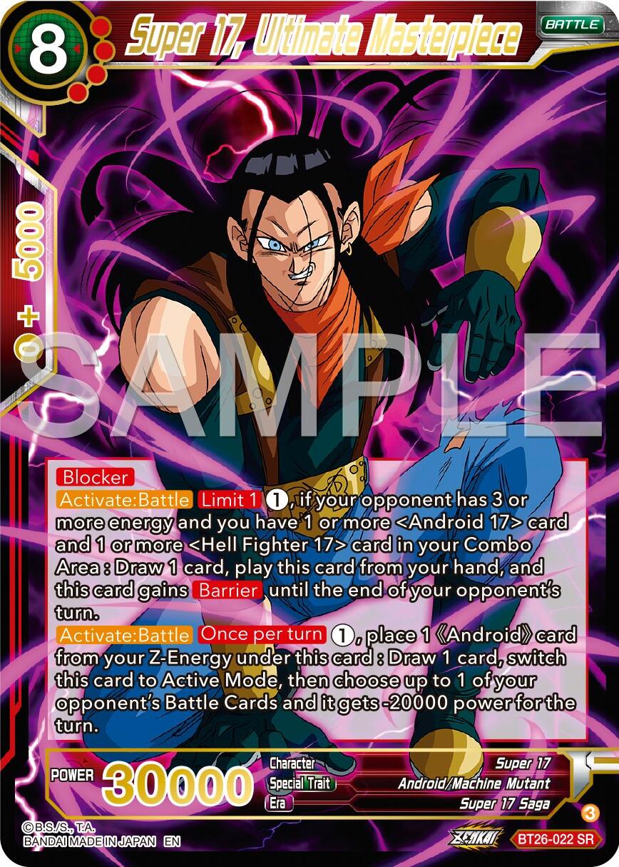 Super 17, Ultimate Masterpiece (BT26-022) [Ultimate Advent] - Image 2
