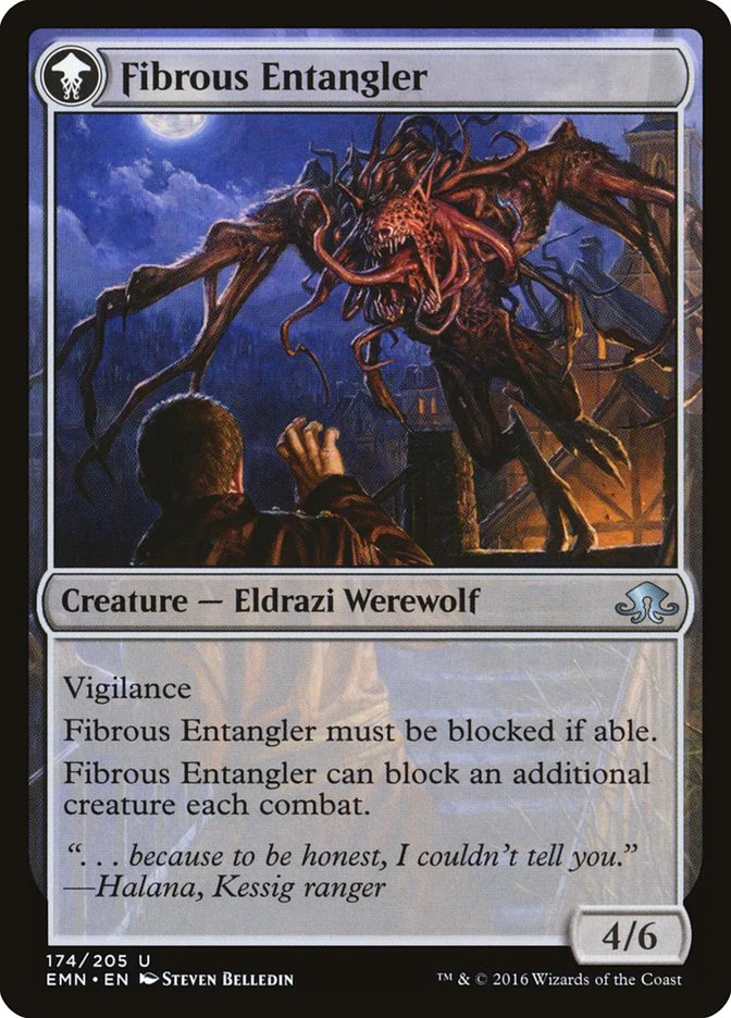 Tangleclaw Werewolf // Fibrous Entangler [Eldritch Moon] - Image 2