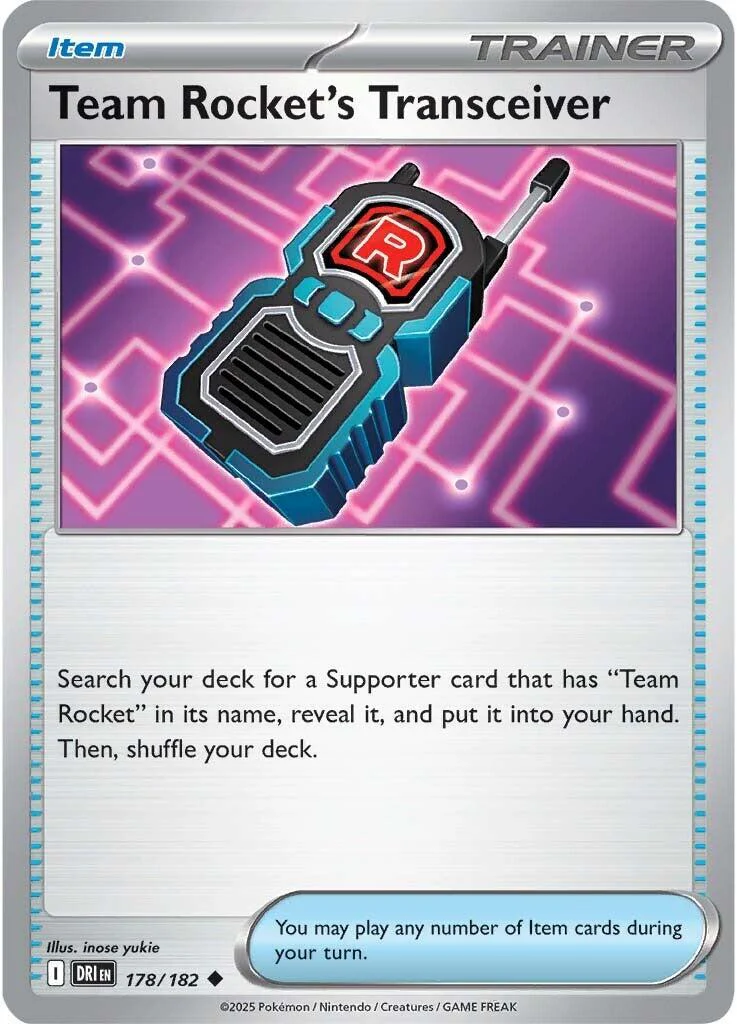 Team Rocket's Transceiver (178/182) [Scarlet & Violet: Destined Rivals]