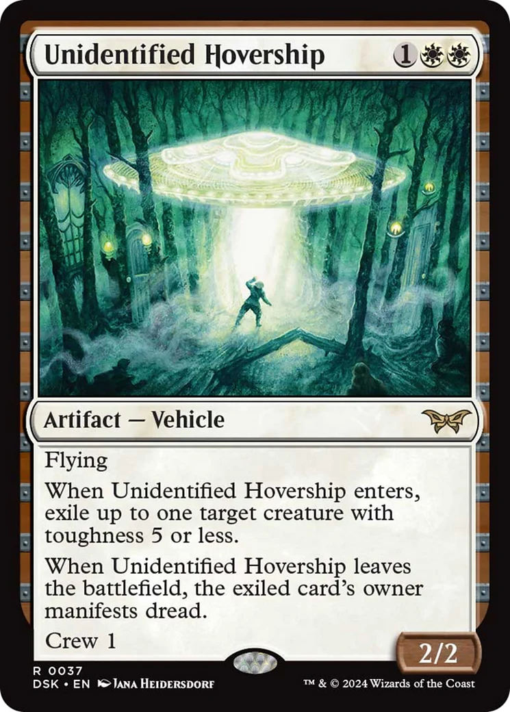 Unidentified Hovership [Duskmourn: House of Horror]