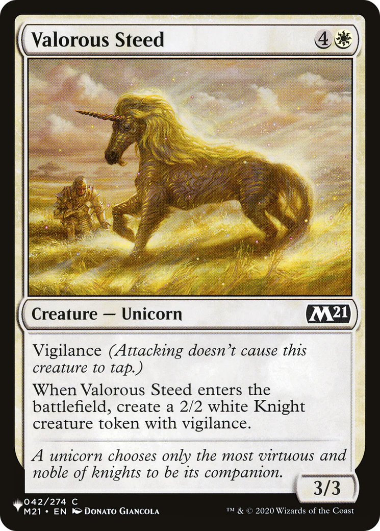 Valorous Steed [The List]