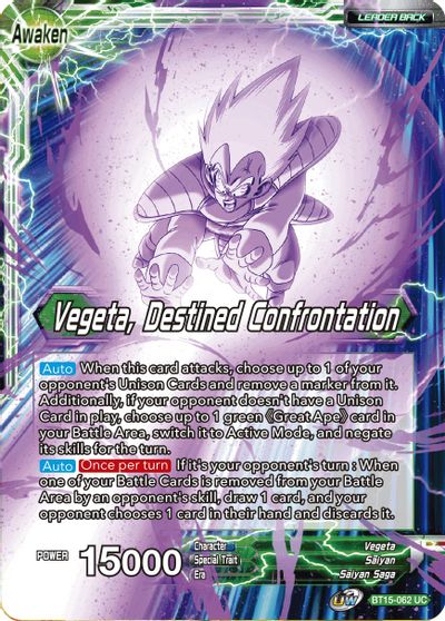Vegeta // Vegeta, Destined Confrontation (BT15-062) [Saiyan Showdown] - Image 2