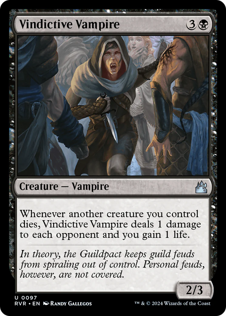 Vindictive Vampire [Ravnica Remastered]