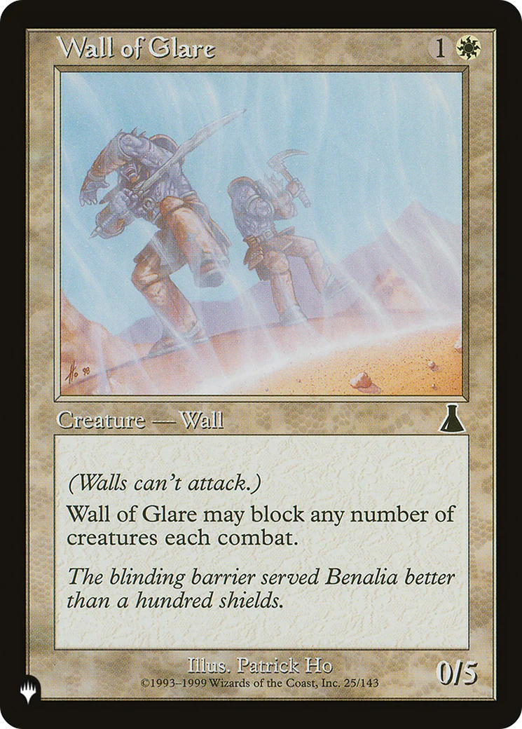 Wall of Glare [The List]