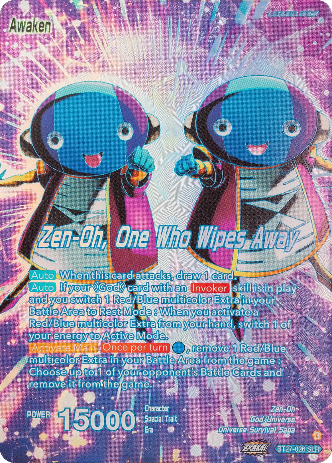 Zen-Oh // Zen-Oh, One Who Wipes Away (SLR) (BT27-026) [History of Z] - Image 2