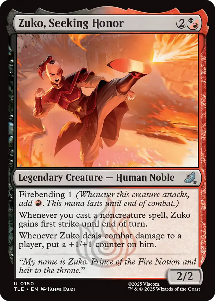 Zuko, Seeking Honor [Avatar: The Last Airbender: Eternal-Legal]